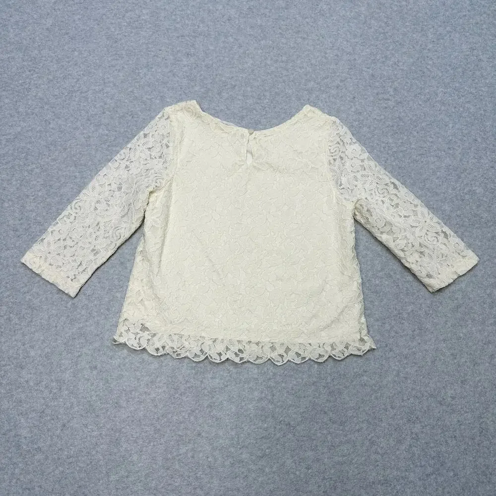 Bundle Girls L H&M White Lace Long Sleeve Top Old Navy Ballerina Jeggings Jeans